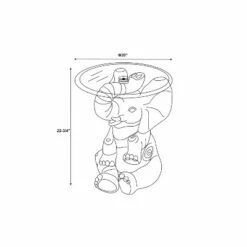 Elwyn Side Table Dark Gray - Powell Company -Side Tables Sales unnamed file 7372