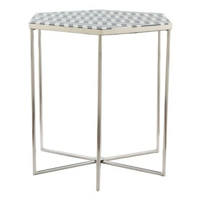 Fargo Side Table Black/White - ZM Home 3 Fargo Side Table Black/White - ZM Home
