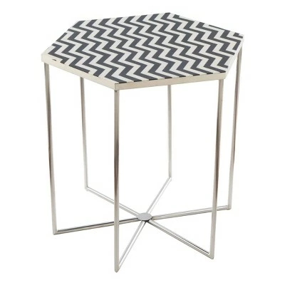 Fargo Side Table Black/White - ZM Home 4 Fargo Side Table Black/White - ZM Home - Image 2