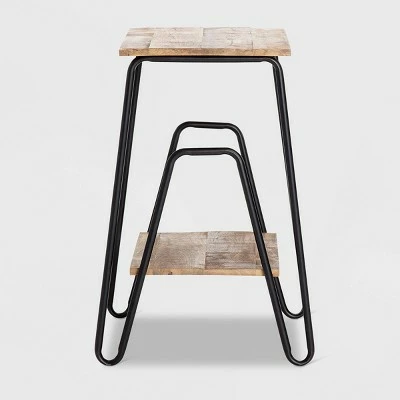 Cooper Industrial Side Table Brown - ClickDecor 7 Cooper Industrial Side Table Brown - ClickDecor - Image 5