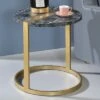 Aldergrove Round Side Table Gold/Black - miBasics 1 Aldergrove Round Side Table Gold/Black - miBasics -Side Tables Sales unnamed file 7388