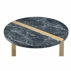 Aldergrove Round Side Table Gold/Black - miBasics -Side Tables Sales unnamed file 7391