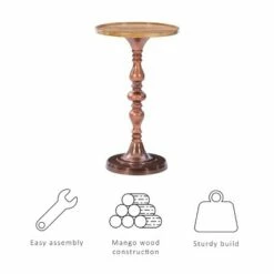Sonrisa Side Table Copper - Powell Company