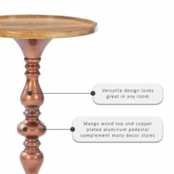 Sonrisa Side Table Copper - Powell Company -Side Tables Sales unnamed file 7411