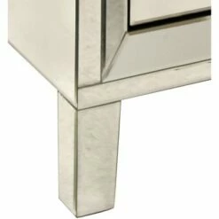 Mirrored 3 Drawer Side Table Silver - Stylecraft 5 Mirrored 3 Drawer Side Table Silver - Stylecraft -Side Tables Sales unnamed file 7432