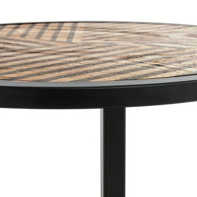 Wilson Round Side Table Carbon Black - ClickDecor 3 Wilson Round Side Table Carbon Black - ClickDecor