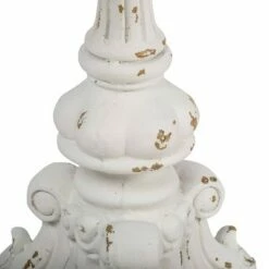 A&B Home 26" Round Side Table Antique White/Natural - A&B Home -Side Tables Sales unnamed file 7450