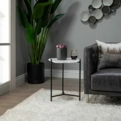 22" Side Table Black - Sagebrook Home -Side Tables Sales unnamed file 7455