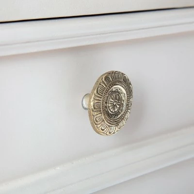 Richards Side Table with 2 Drawers White - Finch 5 Richards Side Table with 2 Drawers White - Finch - Image 3