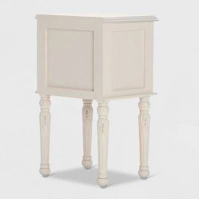 Richards Side Table with 2 Drawers White - Finch 11 Richards Side Table with 2 Drawers White - Finch - Image 9