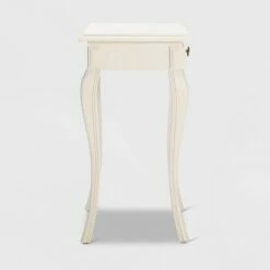 Collins Side Table with Drawer Cream - Finch -Side Tables Sales unnamed file 7485