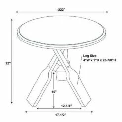 Percy Side Table Gray - Powell Company -Side Tables Sales unnamed file 7508