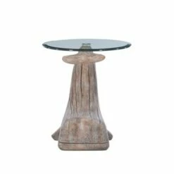 Weldon Whale Side Table Driftwood - Powell Company
