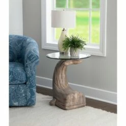 Weldon Whale Side Table Driftwood - Powell Company -Side Tables Sales unnamed file 7515