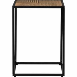 Julian Modern Side Table Black - Adore Decor