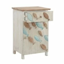 Salina Side Table White - Powell Company