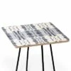 Square Jacqueline Maldonado Paradigm Gray Side Table - Deny Designs Blue/gold -Side Tables Sales unnamed file 7568