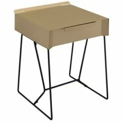 Loftis Modern Style Side Table - HOMES: Inside + Out Yellow -Side Tables Sales unnamed file 7577