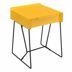 Loftis Modern Style Side Table - HOMES: Inside + Out Yellow -Side Tables Sales unnamed file 7580