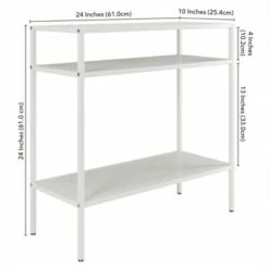 Henn& Hart Matte White Side Table - Henn&Hart -Side Tables Sales unnamed file 7585