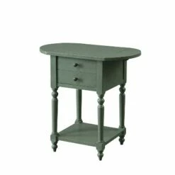 Amaxa Double Drawer Side Table - HOMES: Inside + Out Antique Teal 16 Amaxa Double Drawer Side Table - HOMES: Inside + Out Antique Teal -Side Tables Sales unnamed file 7624