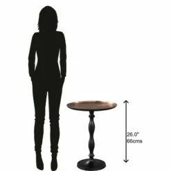 Hekman 27584 Hekman Copper Tray-Top Side Table 2-7584 Special Reserve