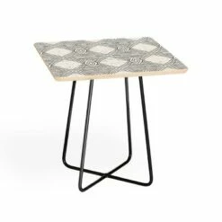 Square Holli Zollinger Playa Diamond Side Table - Deny Designs Black/black 10 Square Holli Zollinger Playa Diamond Side Table - Deny Designs Black/black -Side Tables Sales unnamed file 7660