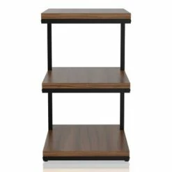 Comrie 3 Shelf Side Table - miBasics Matte Black/light Gray 15 Comrie 3 Shelf Side Table - miBasics Matte Black/light Gray -Side Tables Sales unnamed file 7673