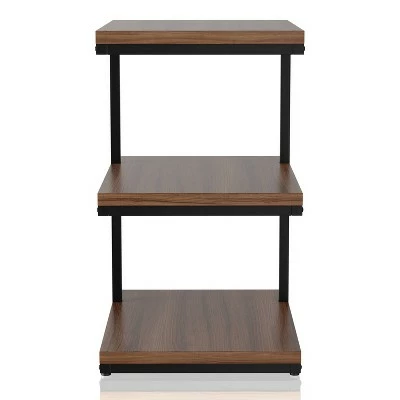 Comrie 3 Shelf Side Table - miBasics Matte Black/light Gray 9 Comrie 3 Shelf Side Table - miBasics Matte Black/light Gray - Image 7