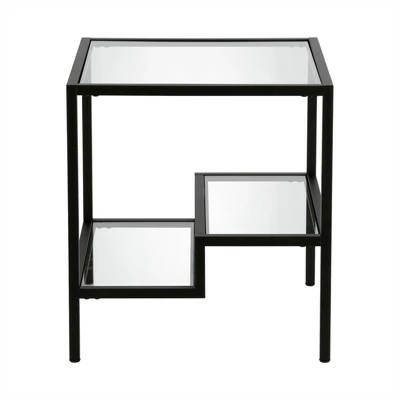 Henn& Hart Metal Two Tier Side Table in Black - Henn&Hart 4 Henn& Hart Metal Two Tier Side Table in Black - Henn&Hart - Image 2