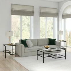 Henn& Hart Metal Two Tier Side Table in Black - Henn&Hart 12 Henn& Hart Metal Two Tier Side Table in Black - Henn&Hart -Side Tables Sales unnamed file 7676