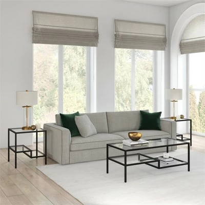 Henn& Hart Metal Two Tier Side Table in Black - Henn&Hart 5 Henn& Hart Metal Two Tier Side Table in Black - Henn&Hart - Image 3