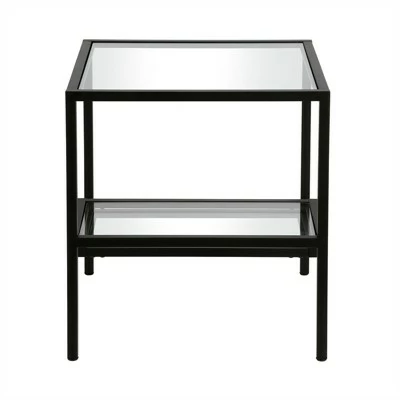 Henn& Hart Metal Two Tier Side Table in Black - Henn&Hart 8 Henn& Hart Metal Two Tier Side Table in Black - Henn&Hart - Image 6