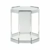 Troy Side Table Acrylic/Glass - Powell Company