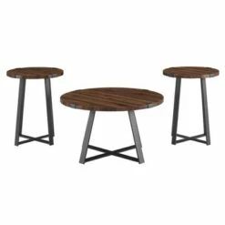 3pc Wrightson Modern Wrap Leg Occasional Table Set - Saracina Home Dark Walnut 22 3pc Wrightson Modern Wrap Leg Occasional Table Set - Saracina Home Dark Walnut -Side Tables Sales unnamed file 7700