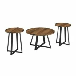 3pc Wrightson Modern Wrap Leg Occasional Table Set - Saracina Home Dark Walnut 25 3pc Wrightson Modern Wrap Leg Occasional Table Set - Saracina Home Dark Walnut -Side Tables Sales unnamed file 7703