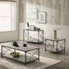 3pc Rosslea Coffee Table and 2 End Tables Set Black/Gray - HOMES: Inside + Out -Side Tables Sales unnamed file 7722