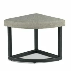 Set of 5 Yukon Coffee Table with Stools and Fabric Seats Gray/Walnut - Steve Silver Co. -Side Tables Sales unnamed file 7729