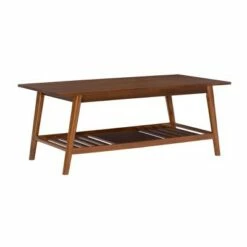 3pc Charlotte Coffee Table and 2 End Tables Walnut - Linon