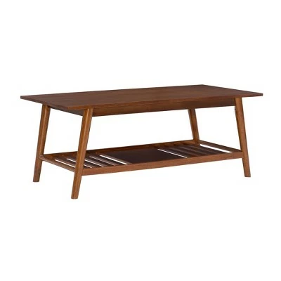 3pc Charlotte Coffee Table and 2 End Tables Walnut - Linon 3 3pc Charlotte Coffee Table and 2 End Tables Walnut - Linon