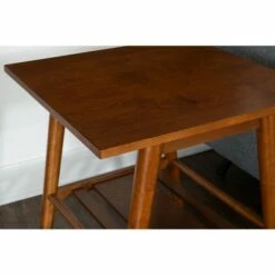 3pc Charlotte Coffee Table and 2 End Tables Walnut - Linon 25 3pc Charlotte Coffee Table and 2 End Tables Walnut - Linon -Side Tables Sales unnamed file 7739