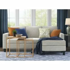 Set of 2 Friedman Accent Tables Gold - Finch