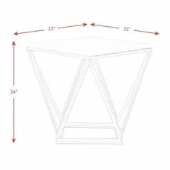 2pc Conner Occasional Coffee Table & End Table Set White - Picket House Furnishings -Side Tables Sales unnamed file 7844