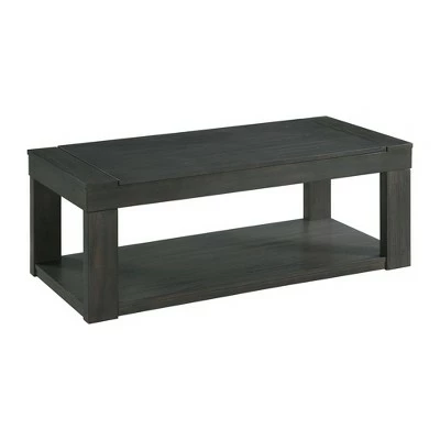 3pc Merle Coffee with Lift Top and 2 End Tables Dark Brown - Picket House Furnishings 4 3pc Merle Coffee with Lift Top and 2 End Tables Dark Brown - Picket House Furnishings - Image 2