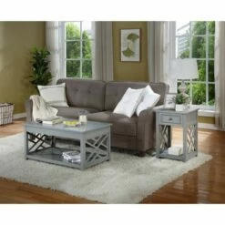 36" Middlebury Coffee Table and End Table - Alaterre Furniture White