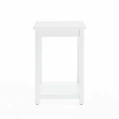 36" Middlebury Coffee Table and End Table with Tray - Alaterre Furniture White -Side Tables Sales unnamed file 7901