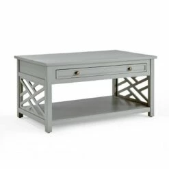 36" Middlebury Coffee Table and 2 End Tables with Drawer - Alaterre Furniture Gray -Side Tables Sales unnamed file 7922