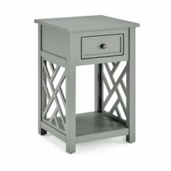 36" Middlebury Coffee Table and 2 End Tables with Drawer - Alaterre Furniture Gray -Side Tables Sales unnamed file 7929