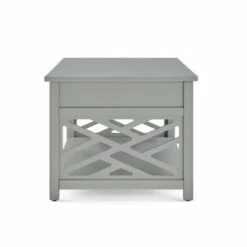 36" Middlebury Coffee Table with Drawer, End Table with Tray and Console Table - Alaterre Furniture Light Gray -Side Tables Sales unnamed file 7947