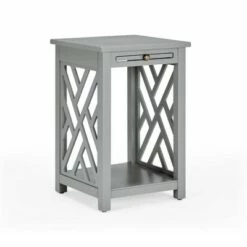 36" Middlebury Coffee Table and 2 End Tables with Tray Shelf - Alaterre Furniture Gray 32 36" Middlebury Coffee Table and 2 End Tables with Tray Shelf - Alaterre Furniture Gray -Side Tables Sales unnamed file 8002